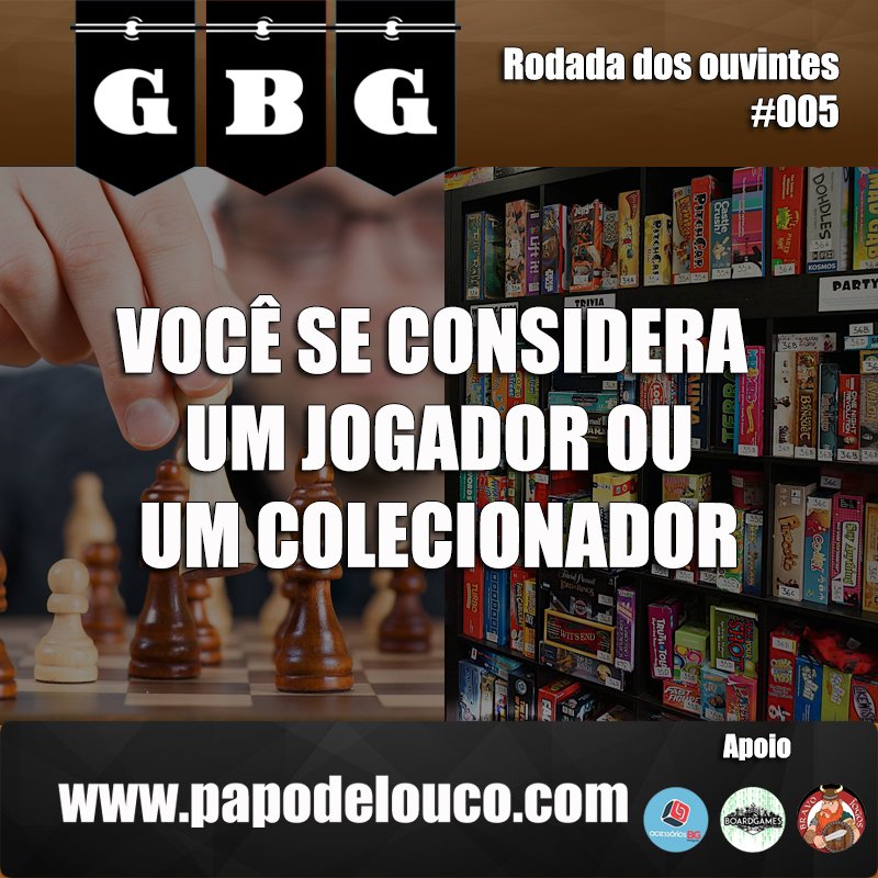 GBG Rodada dos Ouvintes #005 - Você se considera um jogador ou colecionador? episode artwork