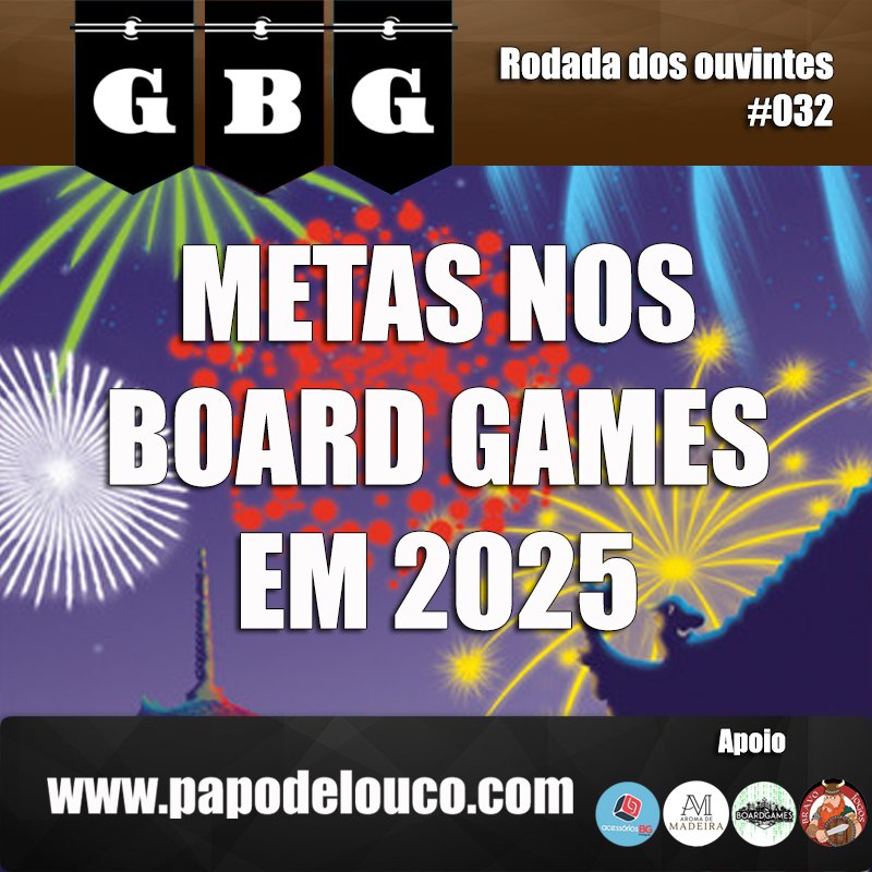 GBG Rodada dos Ouvintes #032 - Metas nos board games para 2025 episode artwork
