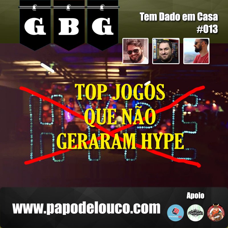 GBG Tem Dado em Casa #013 - Top Jogos que não geraram hype no Brasil episode artwork