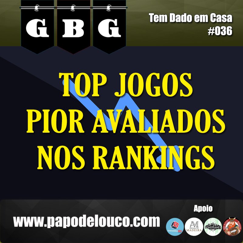 GBG Tem Dado em Casa #036 - Top jogos pior avaliados nos rankings episode artwork