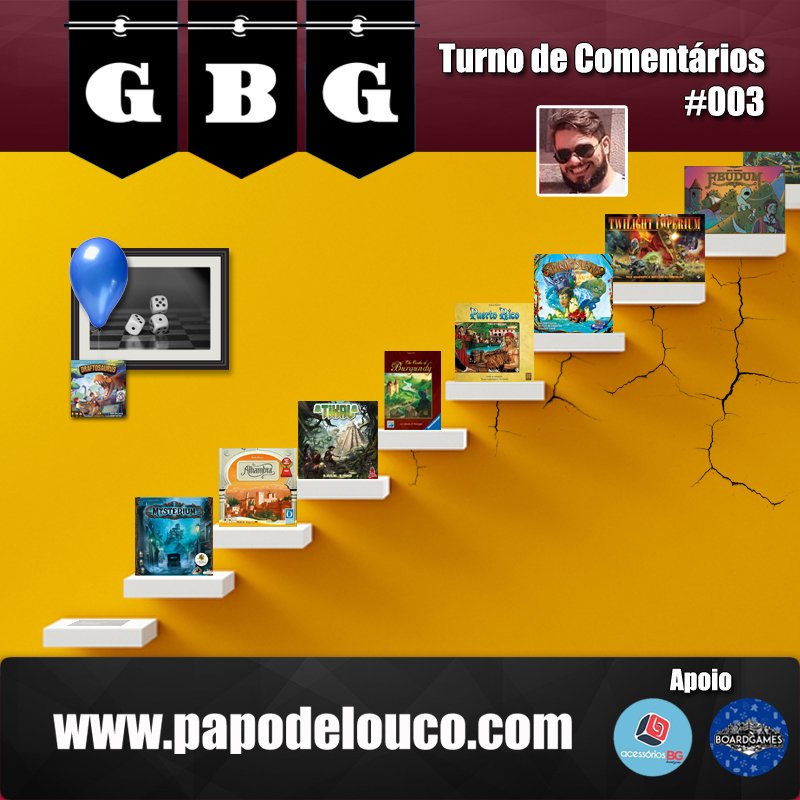 GBG Turno de Comentários #003 - Avaliando o peso (complexidade) dos jogos episode artwork