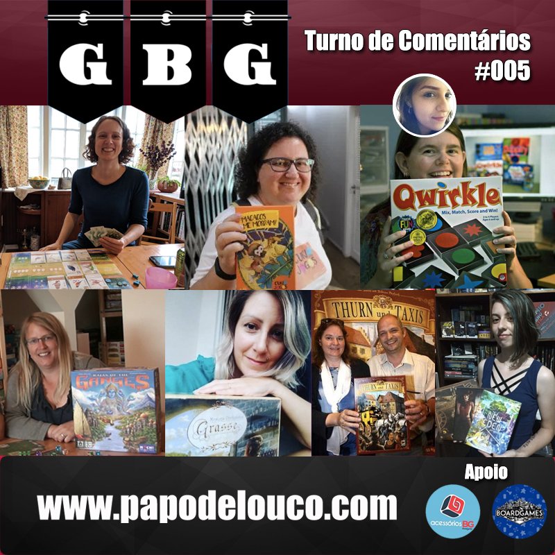 GBG Turno de Comentários #005 - Mulheres no design de jogos de tabuleiro episode artwork