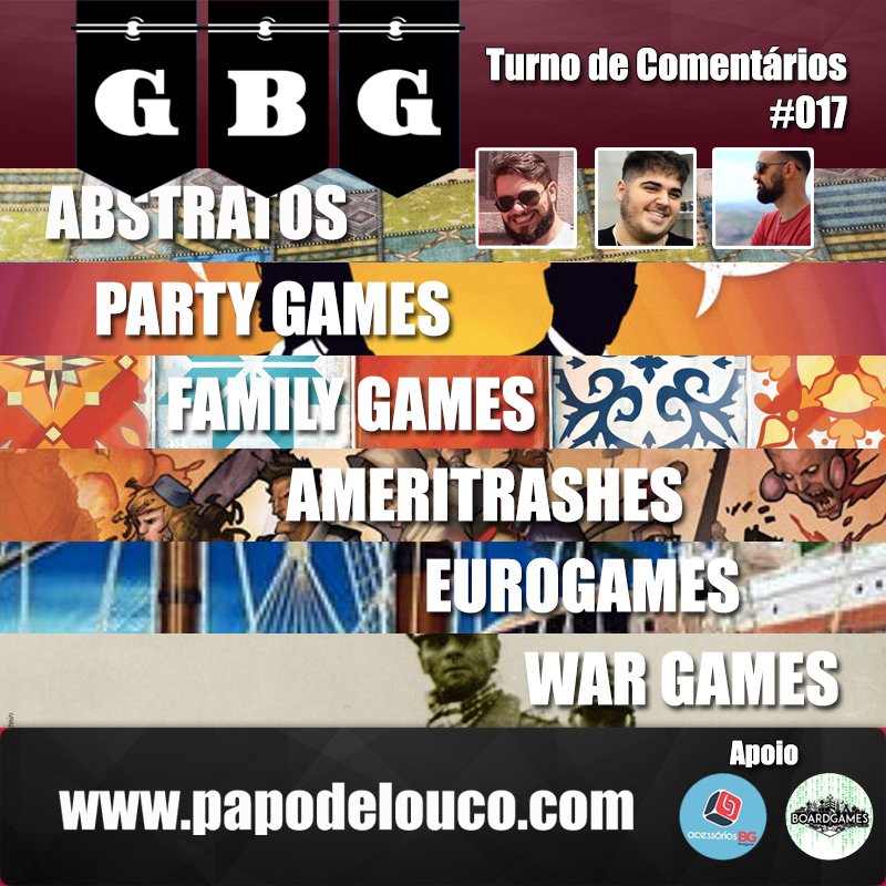 GBG Turno de Comentários #017 - Dissecando os tipos de jogos de tabuleiro episode artwork