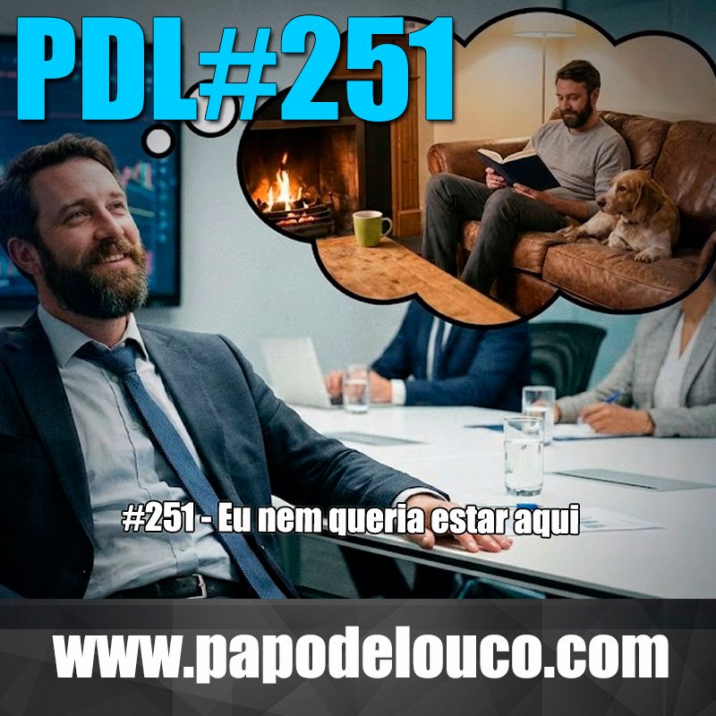 Papo de Louco #251 - Eu nem queria estar aqui